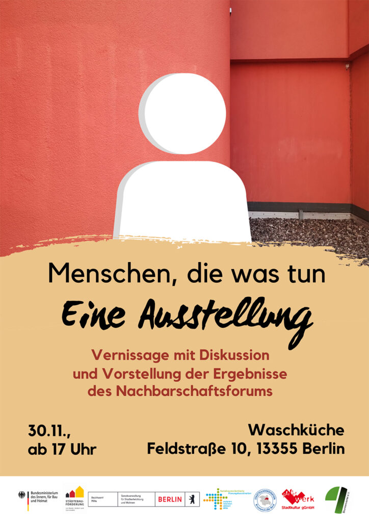 Plakat Ausstellung Menschen, die was tun