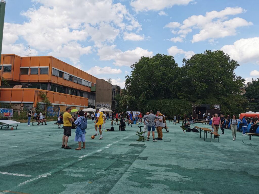 Die Fläche JuPoint in der Putbusser Straße