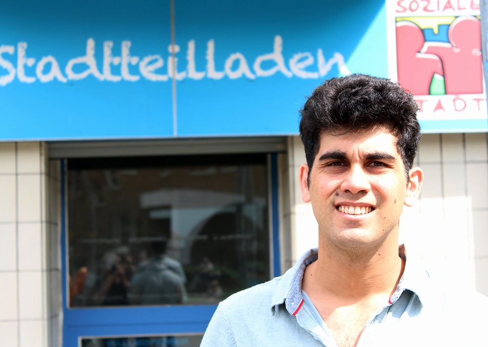 Quartiersmanager Can Yilmaz